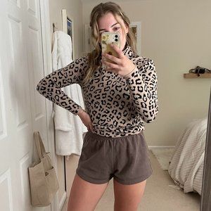 Verge Girl Cheetah Turtle Neck Sweater